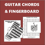 guitar chords guitar fingerboard charts