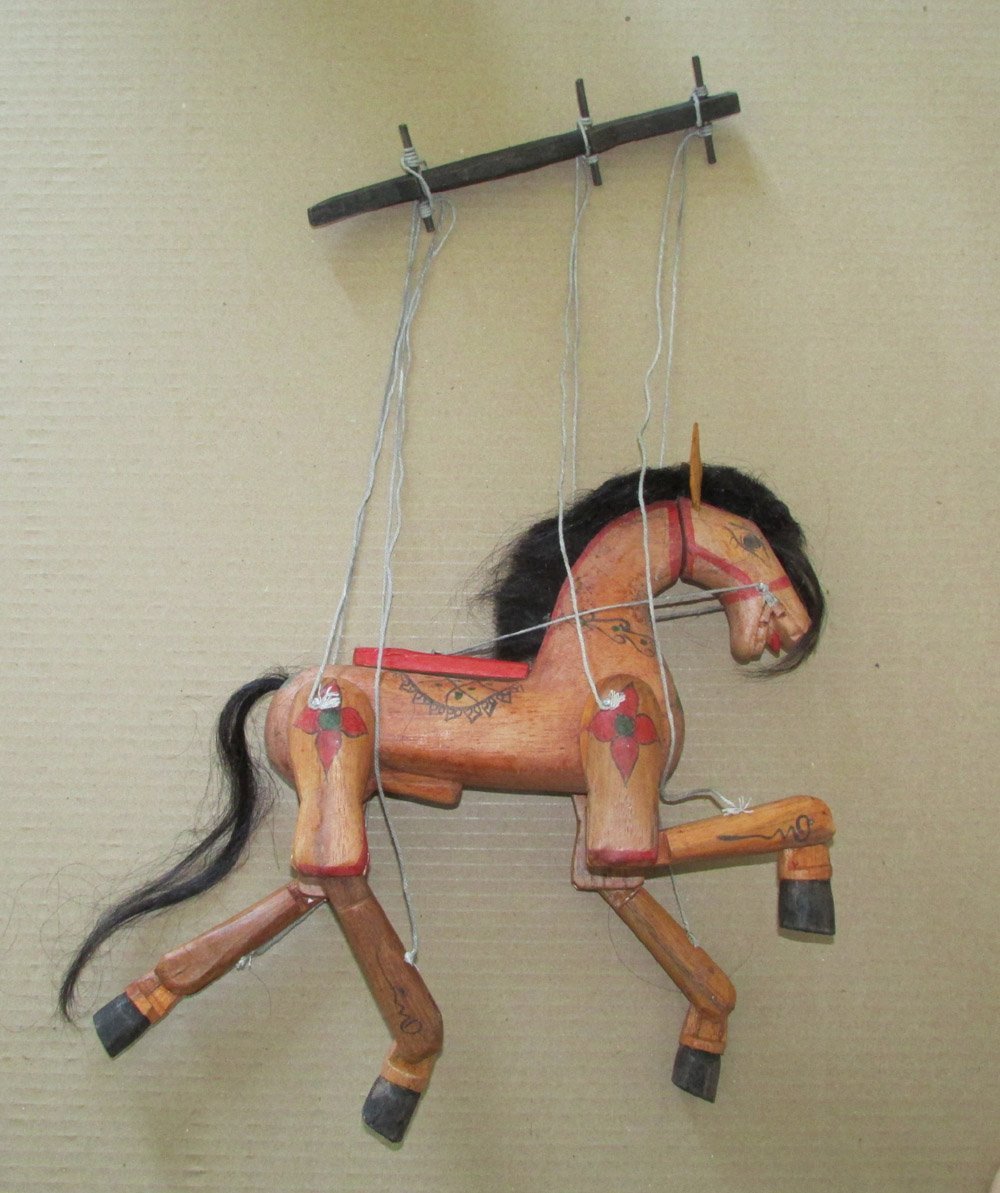 horse puppet marionette