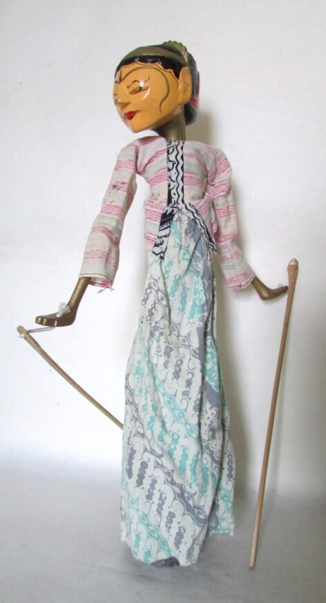 Wayang Golek Rod Puppet Woman from Indonesia