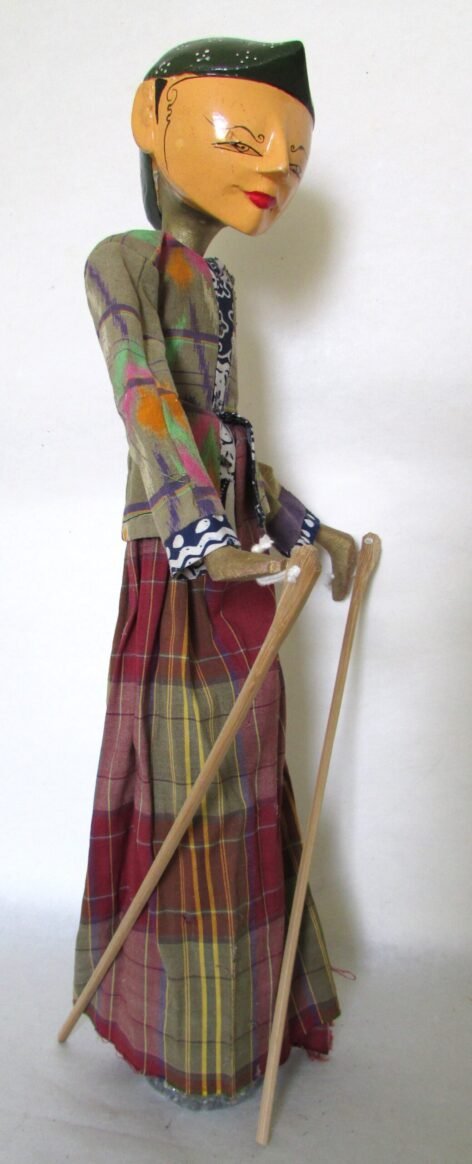wayang golek rod puppet man