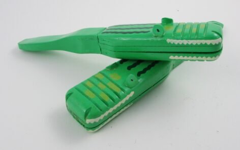 Painted Alligator Clappers from India