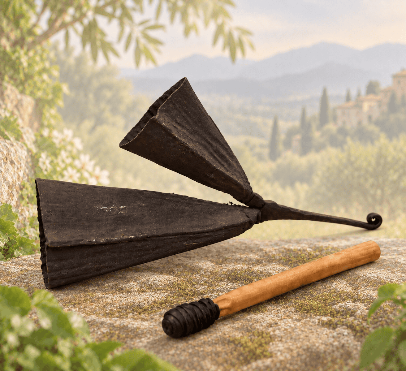 Generated image_ Rustic Bell in a Tuscan Landscape